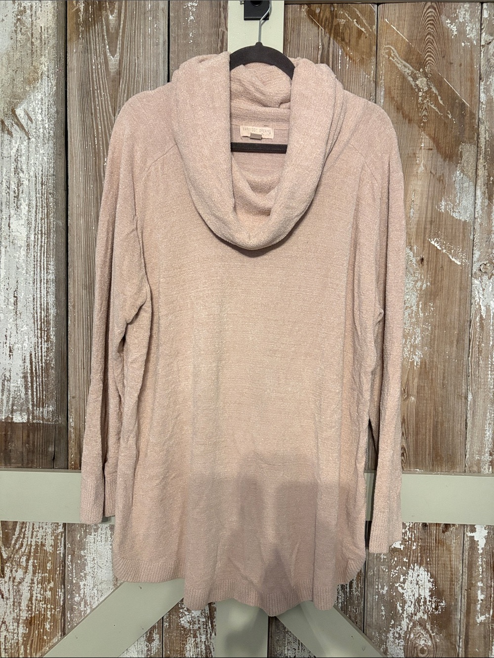 Cozy Blush Cowl Neck Women’s Sweater